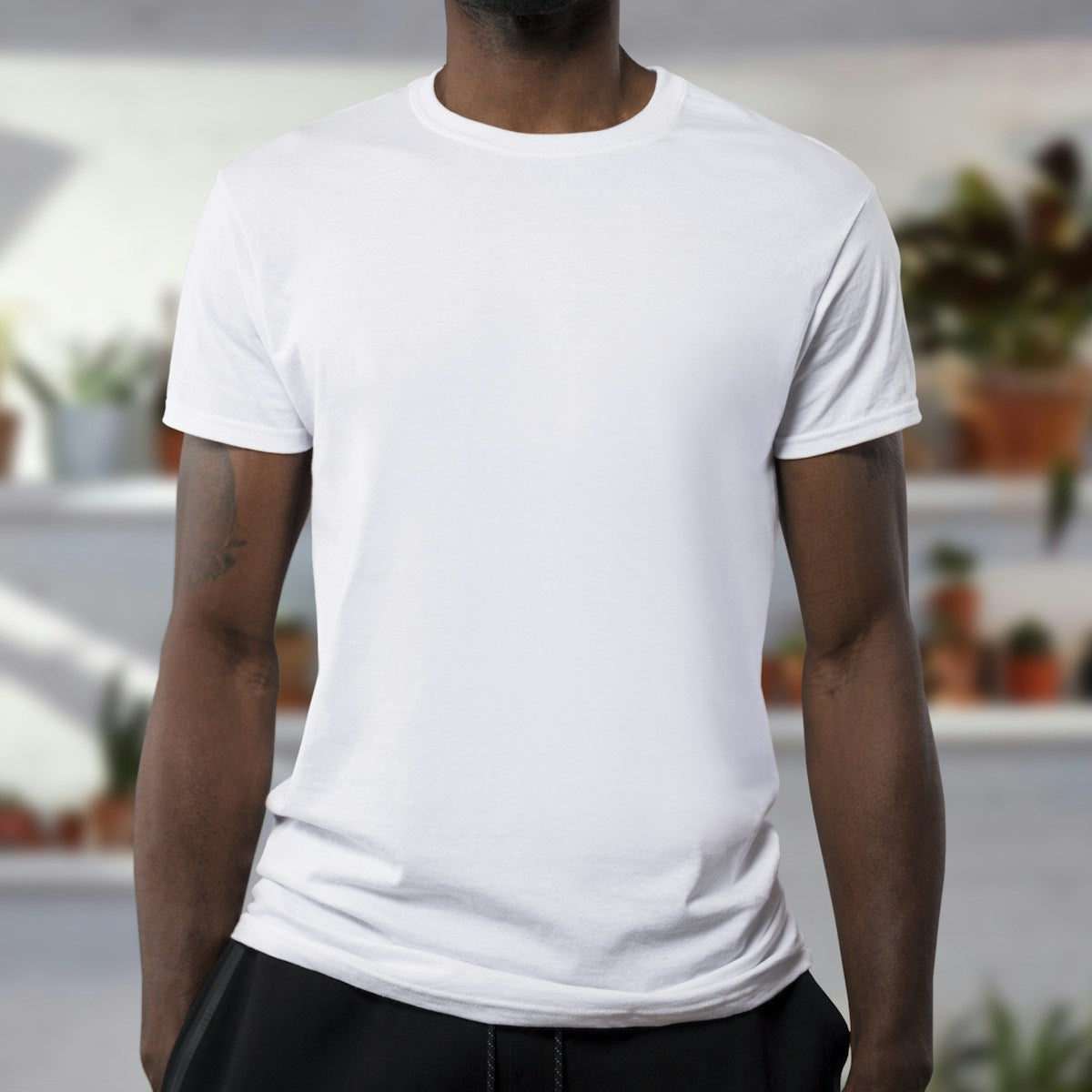 Cotton Twill Chinos — Olive — LondonMoon premium fashion