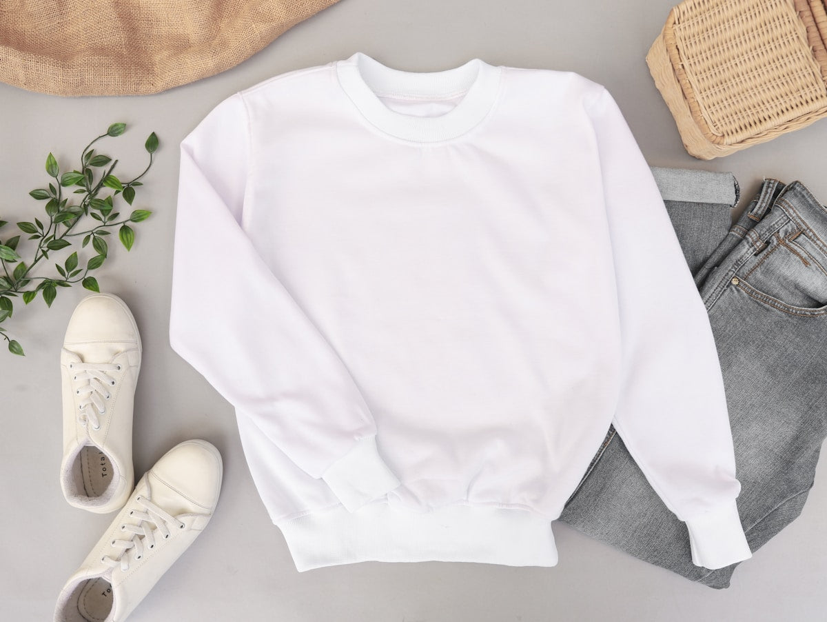 Merino Crew Knit — Storm Grey — LondonMoon premium fashion